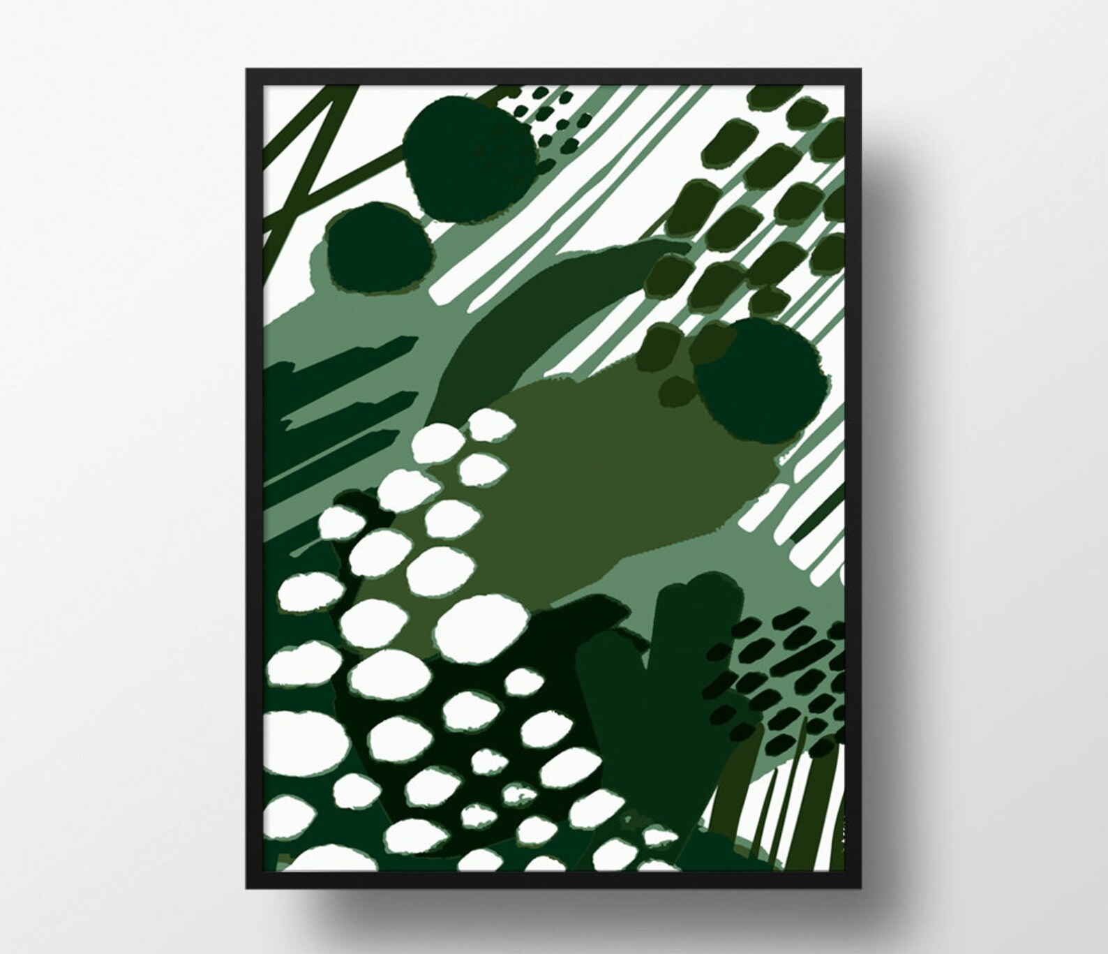 Green Abstract Wall Art Large Printable Art Emerald Wall Art Etsy