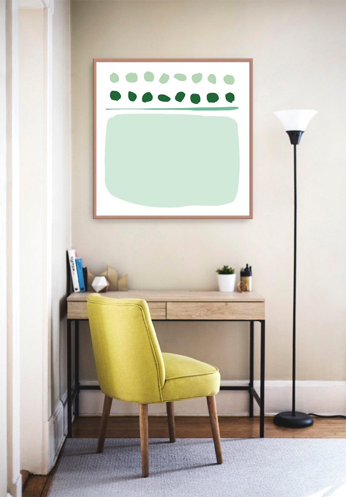 Mint Green Wall Art Green Art Print Printable Wall Art Etsy