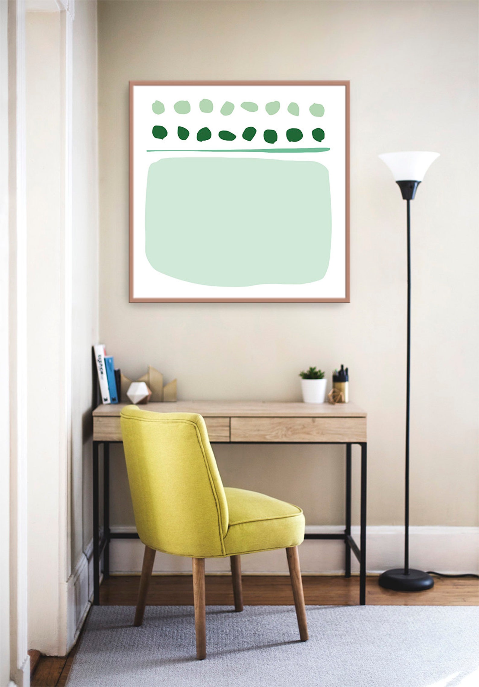 Mint Green Wall Art Green Art Print Printable Wall Art Etsy