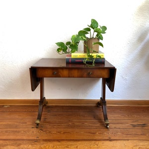 Chest of drawers, desk, telephone table made of mahogany.