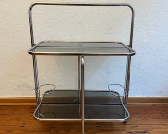 Chariot de Service Pliant Dinette Mid-Century, 1950s en vente sur