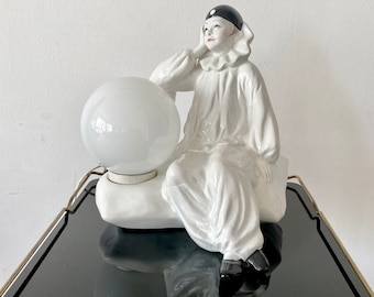 1950s Pierrot table lamp.