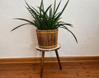 Vintage plant flower stool.