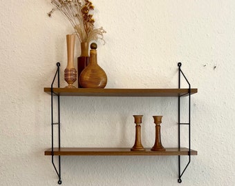 60s wall shelf in string design.