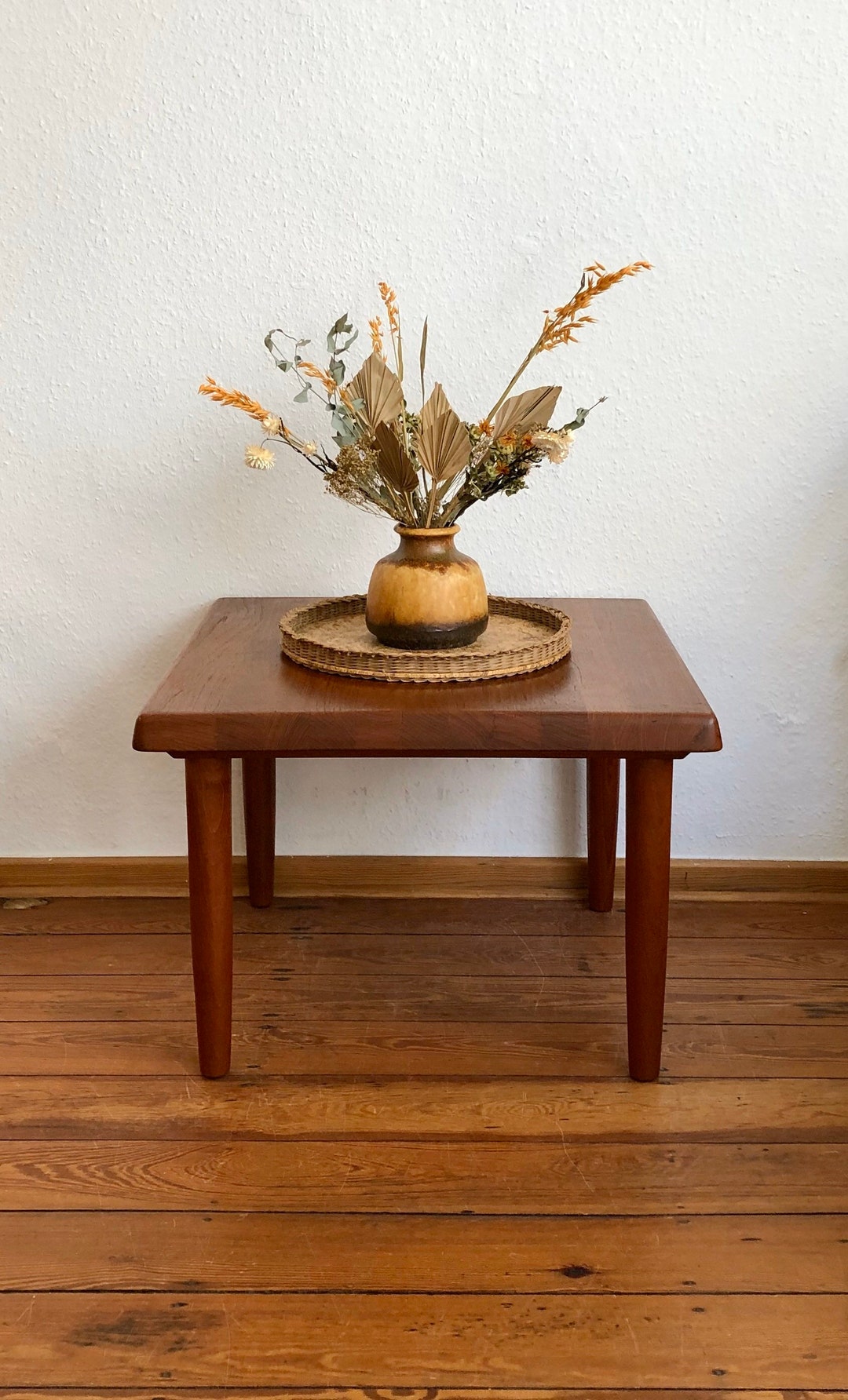 Solid Teak Living Room Table. Made in Denmark. Etsy