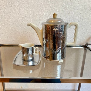 3-delig Art Deco theeservies.