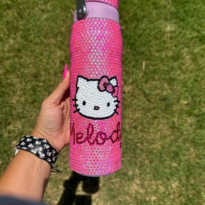 Personalized Kitty bling tumbler