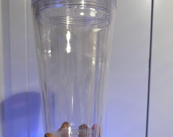 Vaso Snowglobe de 16 oz totalmente personalizable