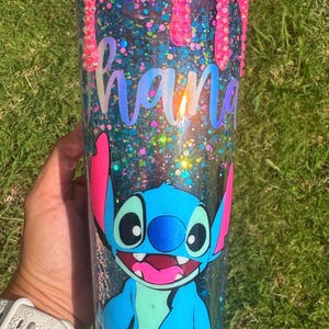 Ohana Snowglobe tumbler