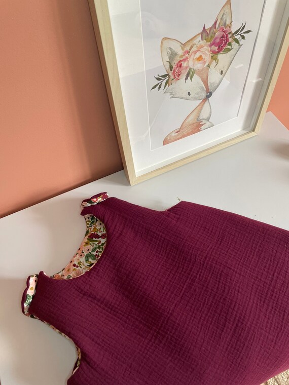 Gigoteuse Ete En Double Gaze De Coton Etsy