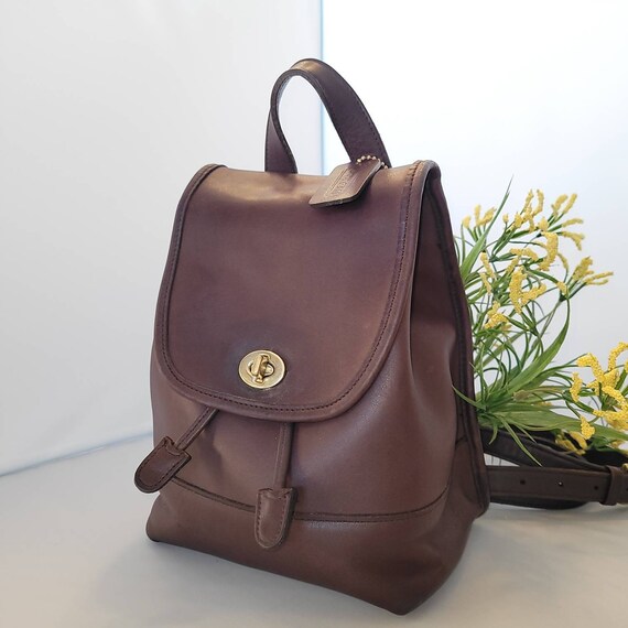 vintage coach mini backpack