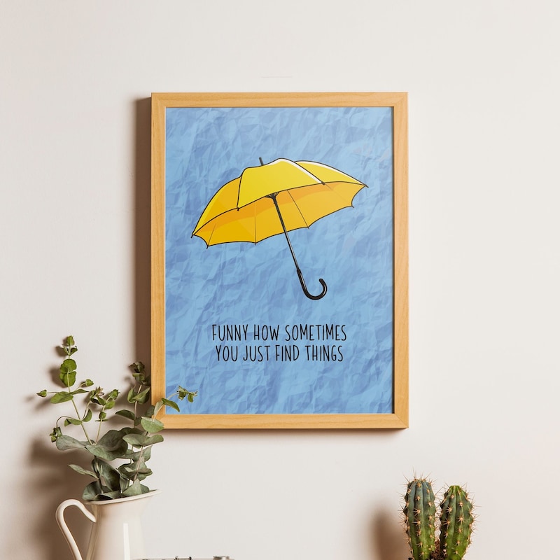 Yellow Umbrella Etsy