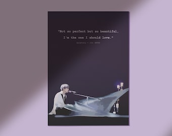 Epiphany Wall Art, BTS Poster, Lyrics Poster, Quote BTS Songs Poster, Jin bts, Bangtan Digital Art, BTS Fan Art