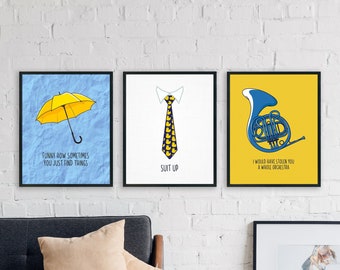 How I Met Your Mother kunstset aan de muur