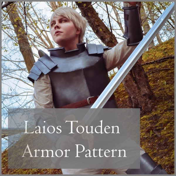 Motif d'armure de cosplay numérique Laios Touden, délicieux dans un donjon