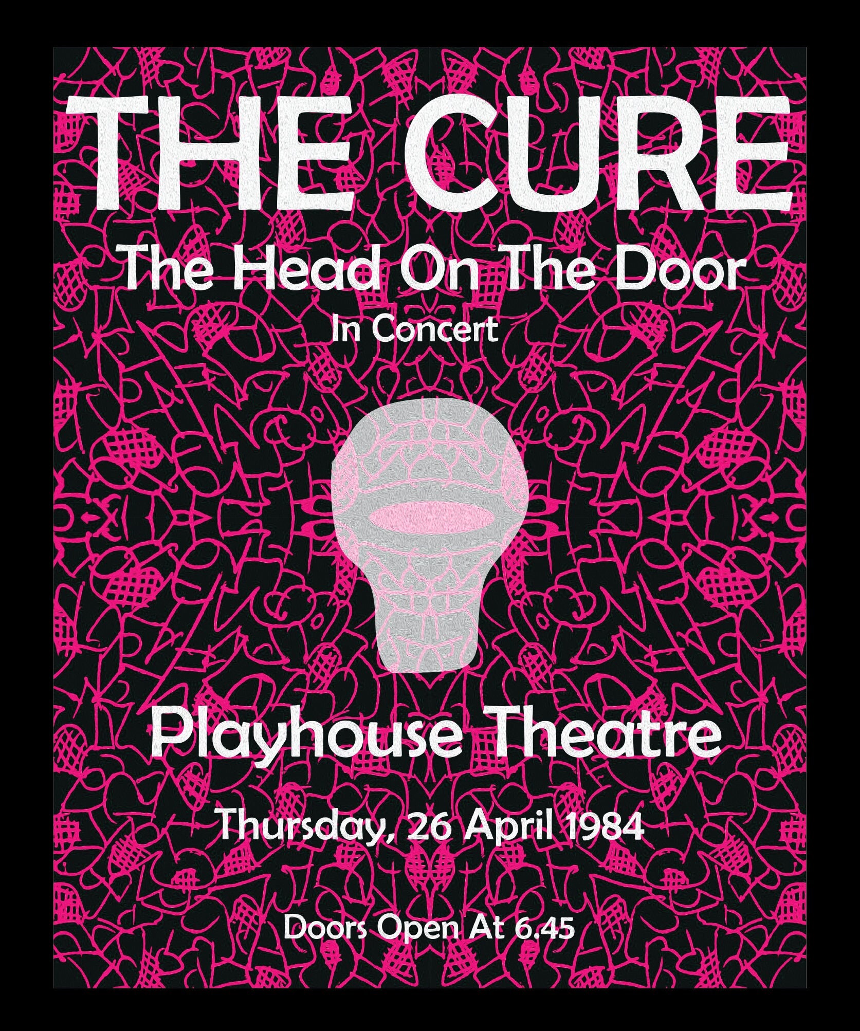 The cure tour poster - Etsy Portugal