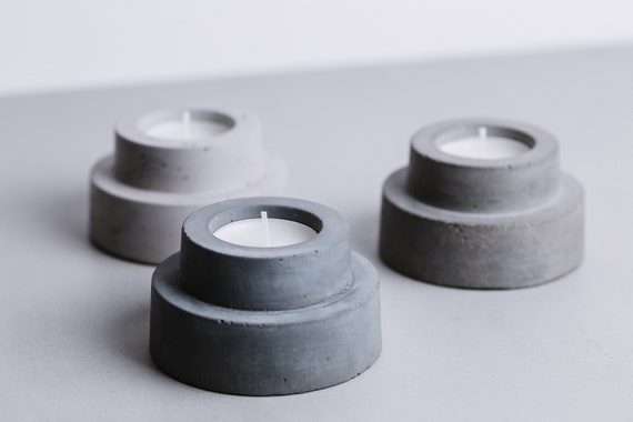 Concrete tea light holder deals