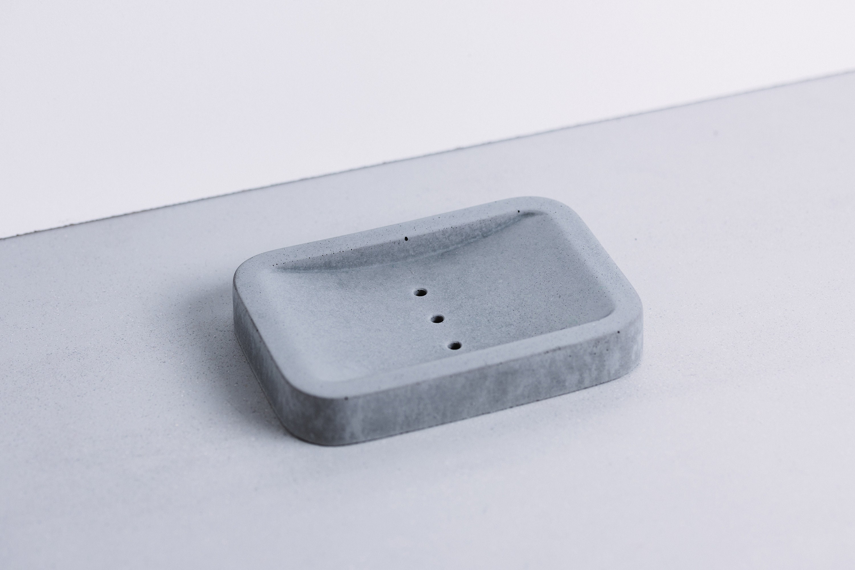 Concrete Soap Dish Etsy