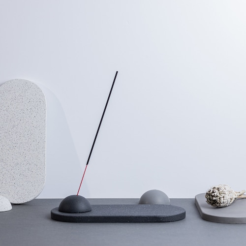 Concrete Incense Holder Cement Modern Oval Incense Burner Etsy