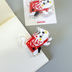 Buchbindeklammer | Kawaii Acrylklammern | Süßes Büro Zubehör