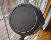 Vintage Iron Mountain by Griswold Cast Iron Pan Skillet 5 1030A Fully Cleaned and Seasoned
