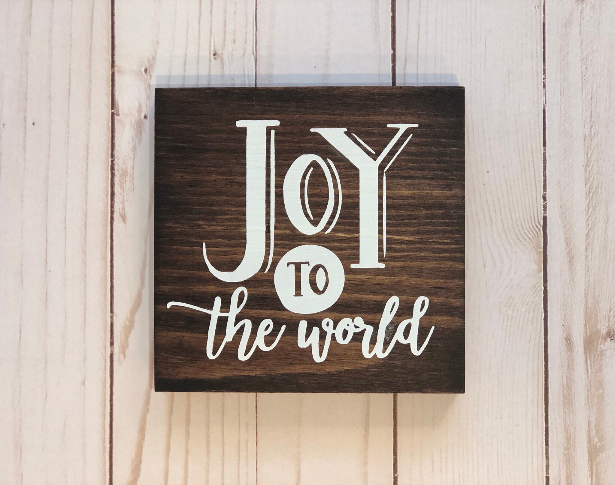 Joy to the world Chalk Couture christmas holiday Etsy