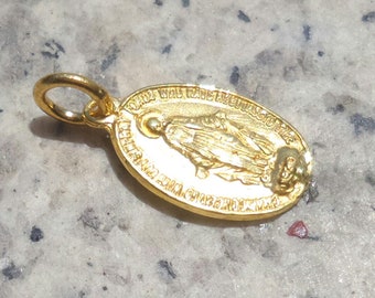 Hail Mary Pendant - Etsy