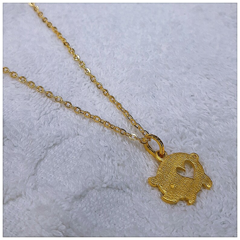 24k Pure Gold Necklace Chain Etsy