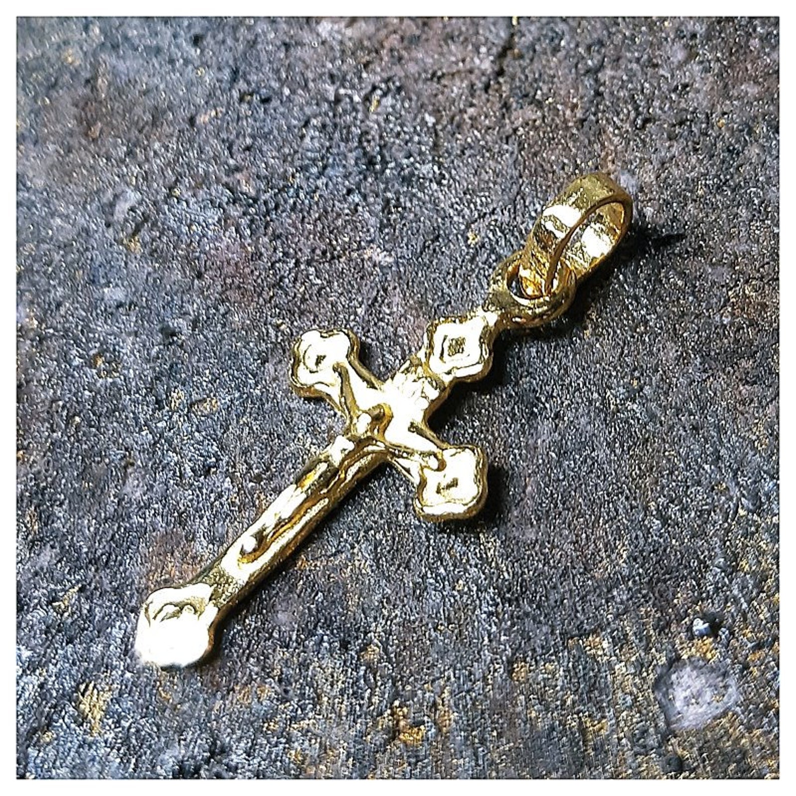 Unique 24k Solid Gold Rosary Necklace 3.5mm Ball by Etsy UK