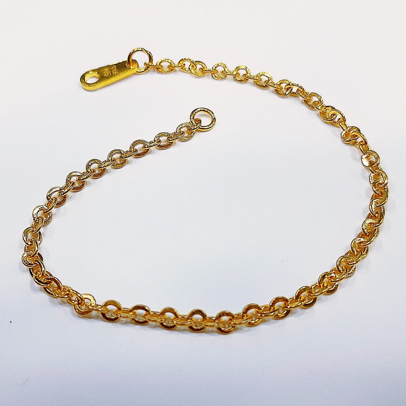 24k Gold Bracelet Pure Gold Bracelet Etsy