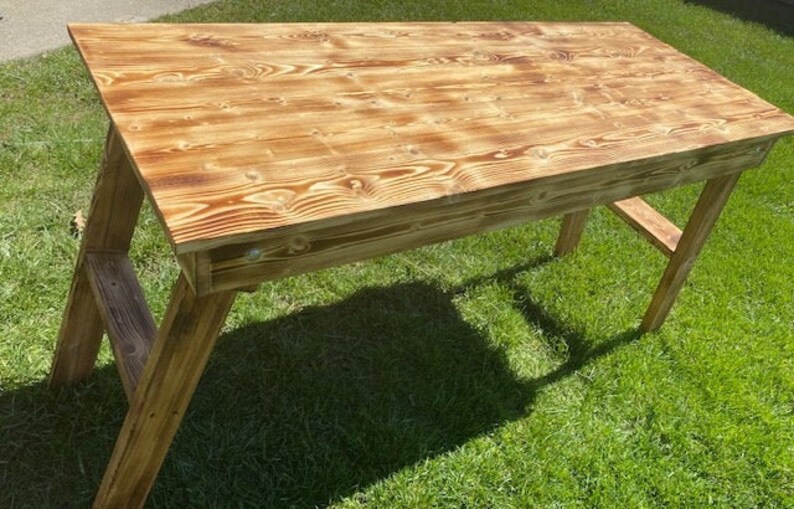 Rustic Folding Table/Rustic Table/Dining Table/Outdoor Etsy