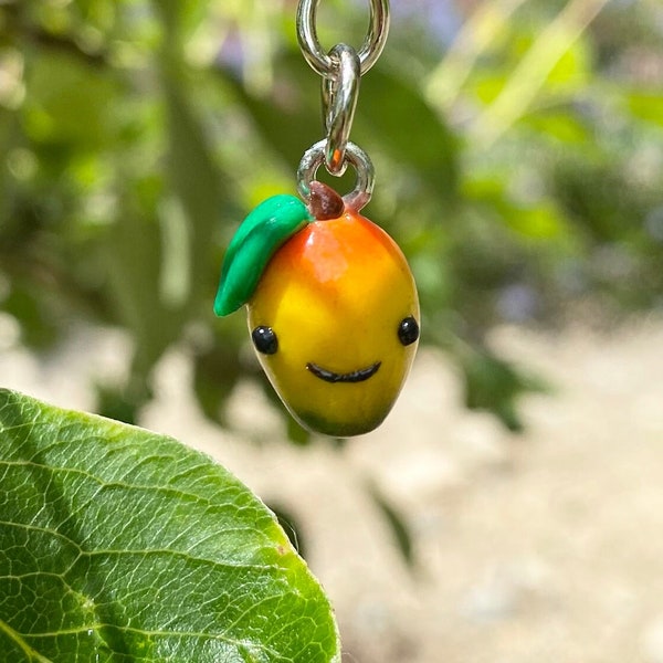 Handmade Miniature Mango Keychain | Charm for Backpack | New Buddy