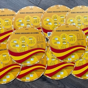 Spanish Verb Wheels - Large 10 Pack