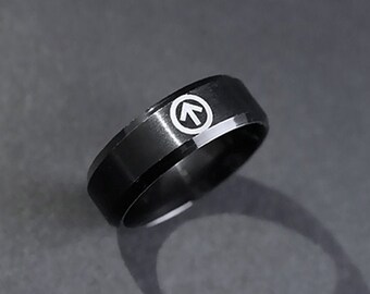 SILVER RING symbole emblème Triskel BDSM fetish ring O ThunderCats Top esclave Kinky SILVER RING symbole emblème Triskel BDSM fetish ring O ThunderCats Top esclave Kinky
