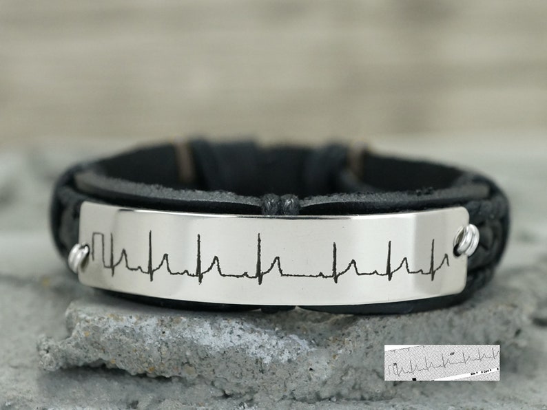Actual Heartbeat Bracelet EKG Bracelet Newborn Bracelet Etsy