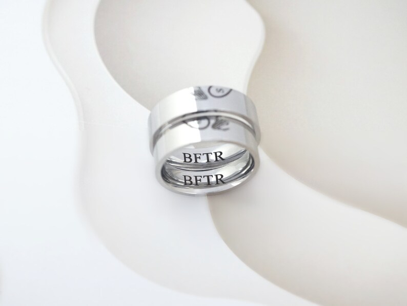 Pinky Promise Couple Rings Skeleton Hands Pinky Swear Initial Etsy