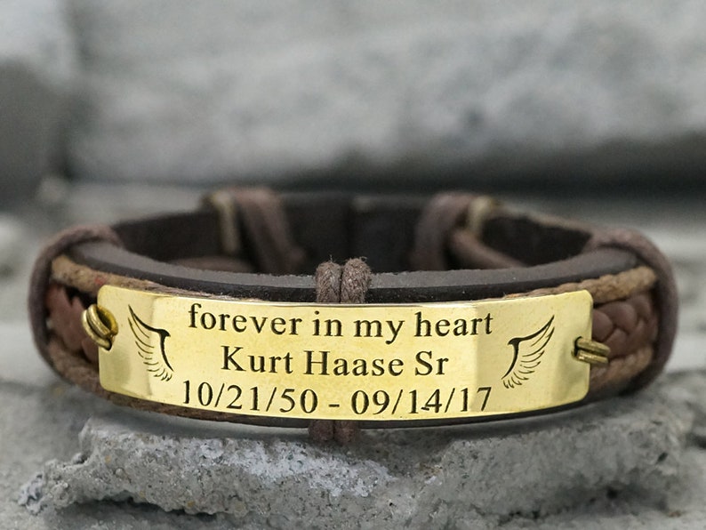 Memorial Bracelet Military for Men in Memory of Bracelet Etsy