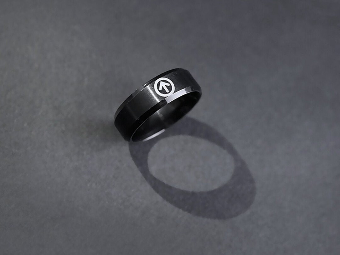 Custom BDSM Black Ring Male Owned Slave Ring-submissive Men's Day ...