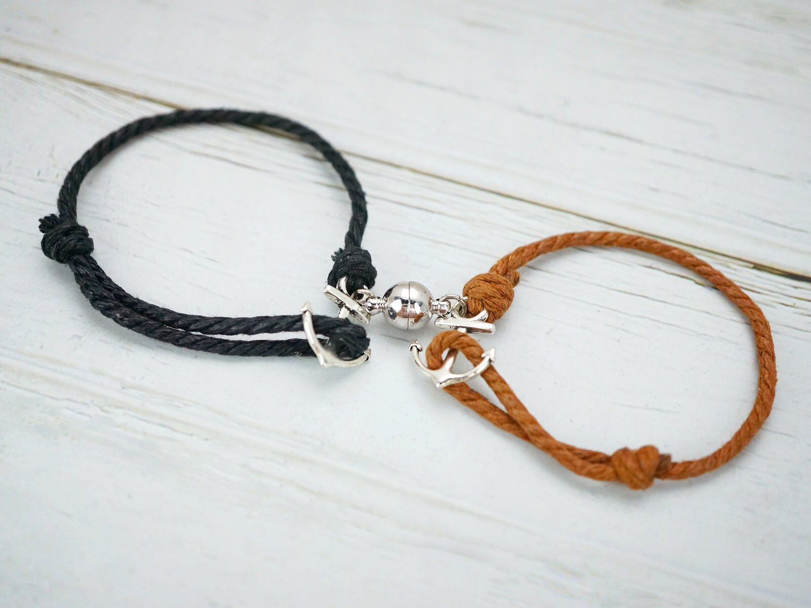 Bracelet Couples Matching Initials Bracelet Etsy