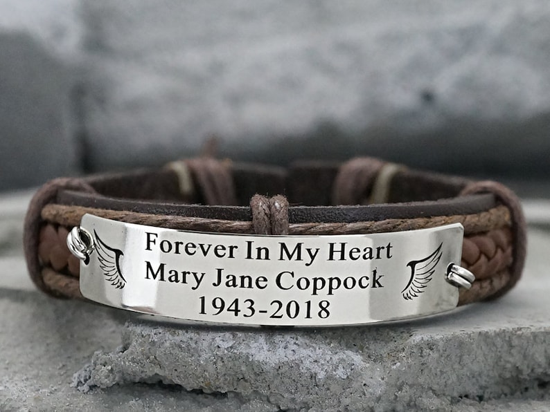 Memorial Bracelet Military for Men in Memory of Bracelet Etsy