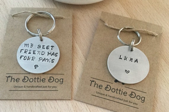 Matching dog and owner keychain deals