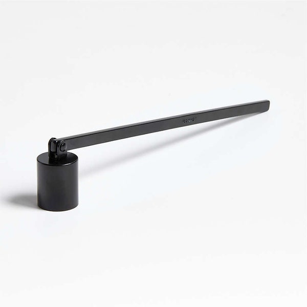 Candle Snuffer Black, Stainless Steel Candle Extinguisher, Candle Accessories, Long handle Snuffer, Safely Extinguish Wick