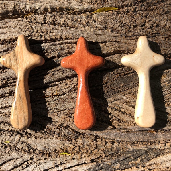 Handmade Wooden Holding Crosses