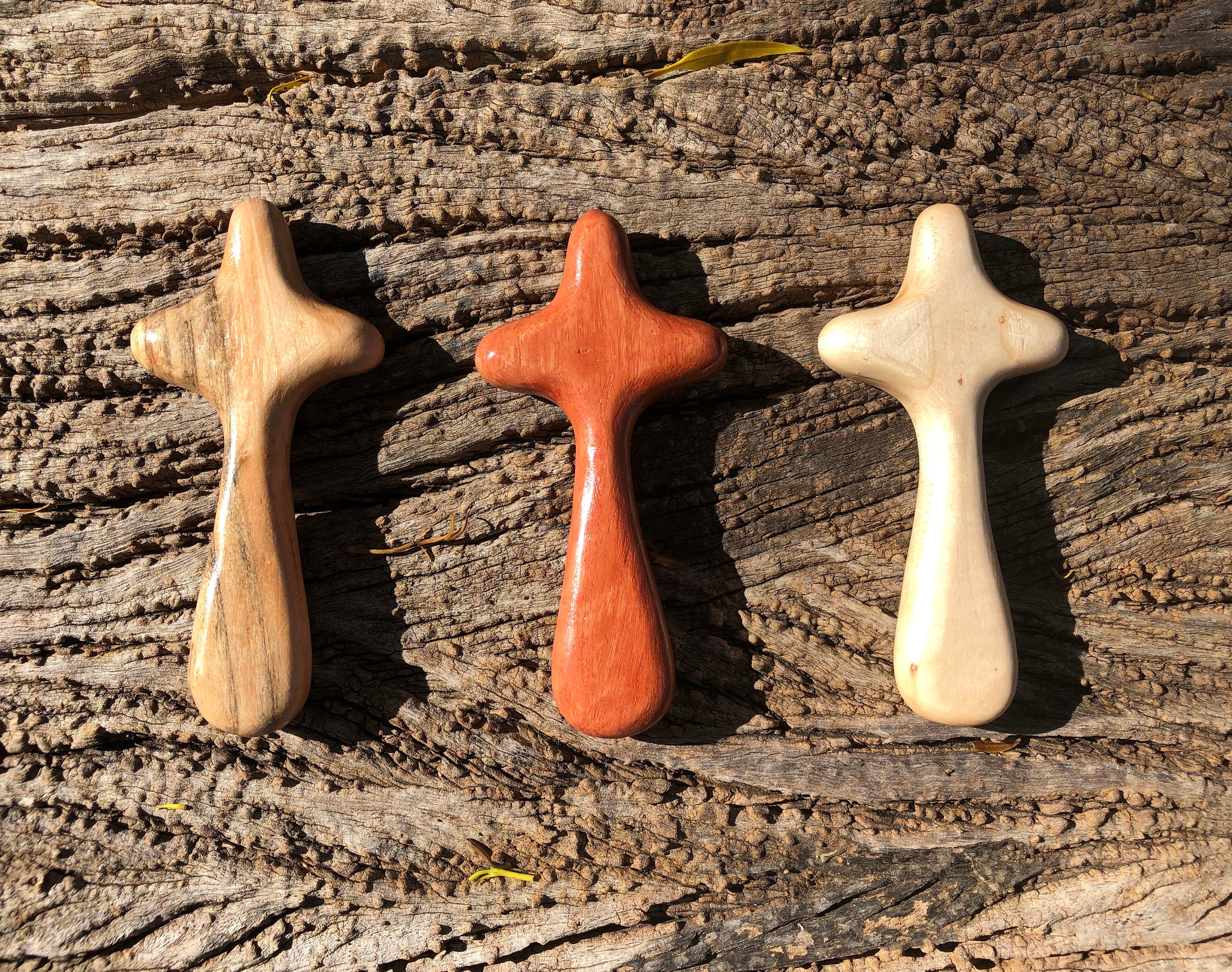 Handmade Wooden Holding Crosses Etsy UK