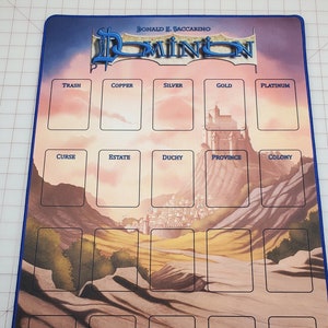 Official Dominion Play mat / GripMat 24" x 16" Perfect for Dominion