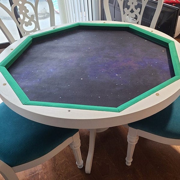 Octagon Hexagon ovale pokertafel Vernieuwen, vernieuwen en verbeteren. Gepersonaliseerde matten - honderden ontwerpen + aangepaste kunst