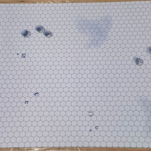 1.25"/33 mm Hex Frostland Spielmatte / GripMat Mehrere Größen! Perfekt für Table Top Gaming, Miniaturen und RPGs!