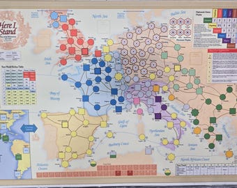 Here I Stand 34" x 22" GripMat / Play mat with stitched edging  Official Upgrade