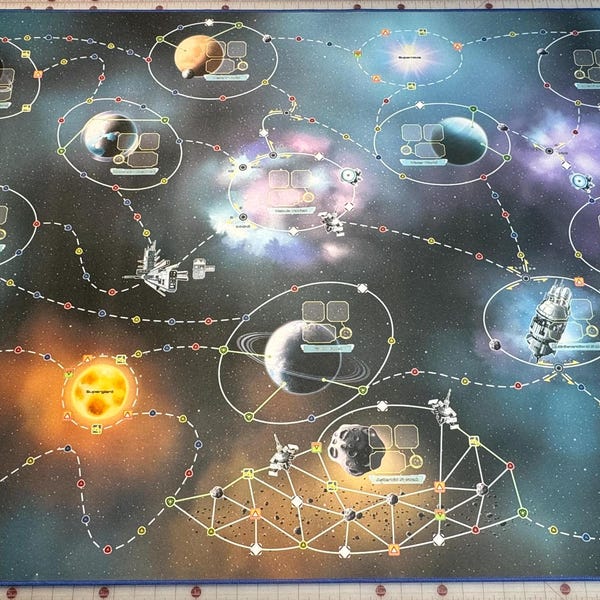 36" x 55" Merchant of Venus New Edition/First Edition Double-Sided mat  Unofficial Upgrade