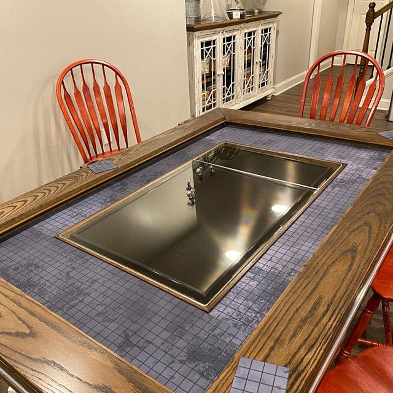 Table Top Custom Mat Poker Table Hexagon - Etsy